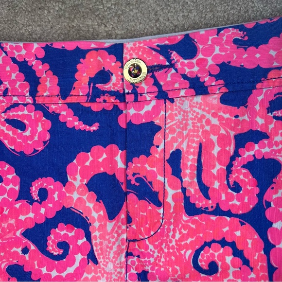 Lilly Pulitzer Nicki Skort Size 10 NWOT Ikat Blue Mocean Rare Print - Picture 2 of 7